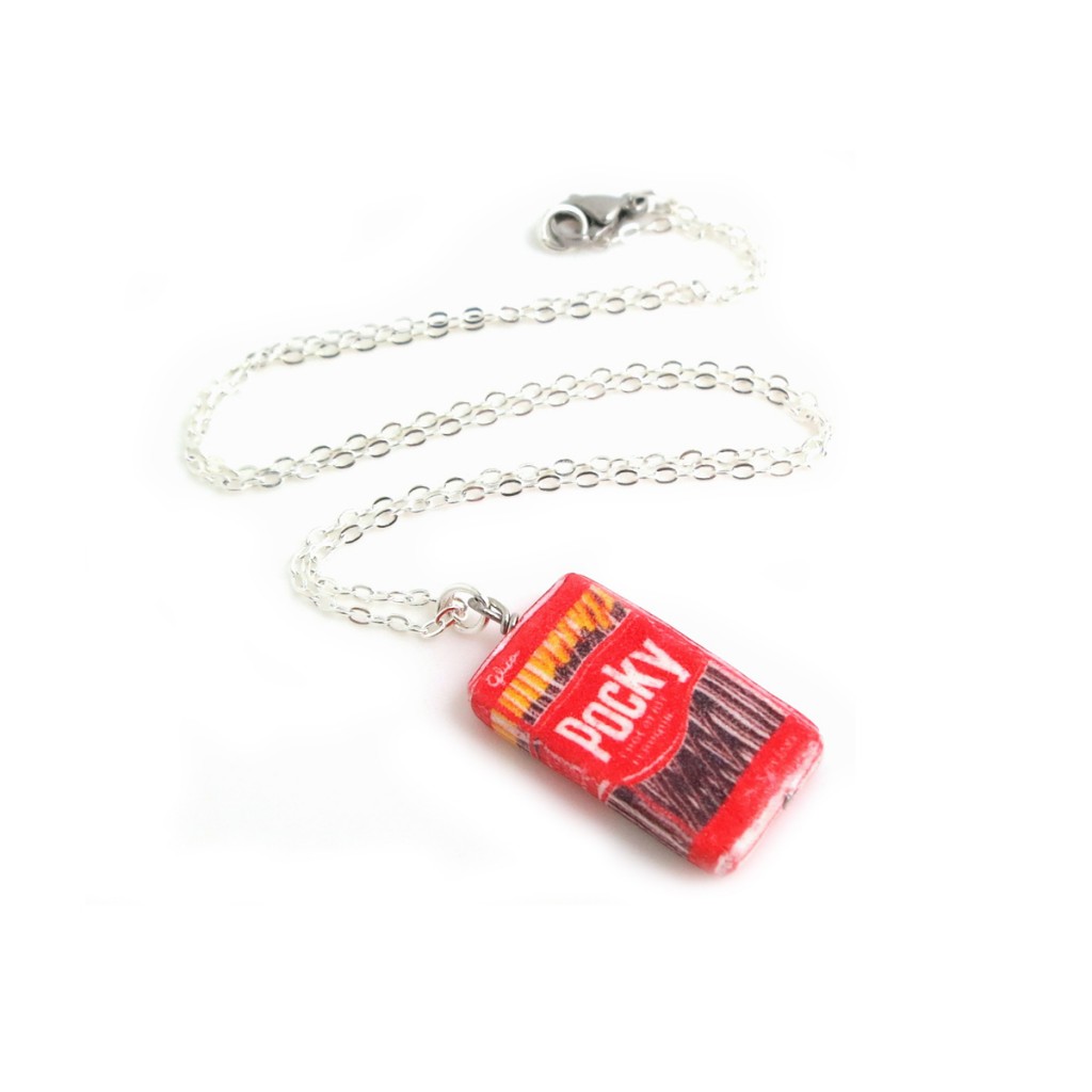 Pocky Necklace - Thepigbakesclay